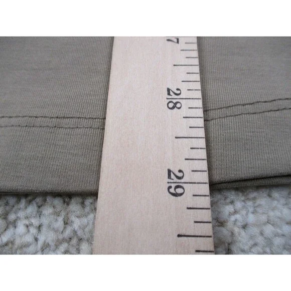 Cuts Shirt Mens Large L Brown Tan Casual Performance Stretch Crew Tee * - Picture 13 of 13